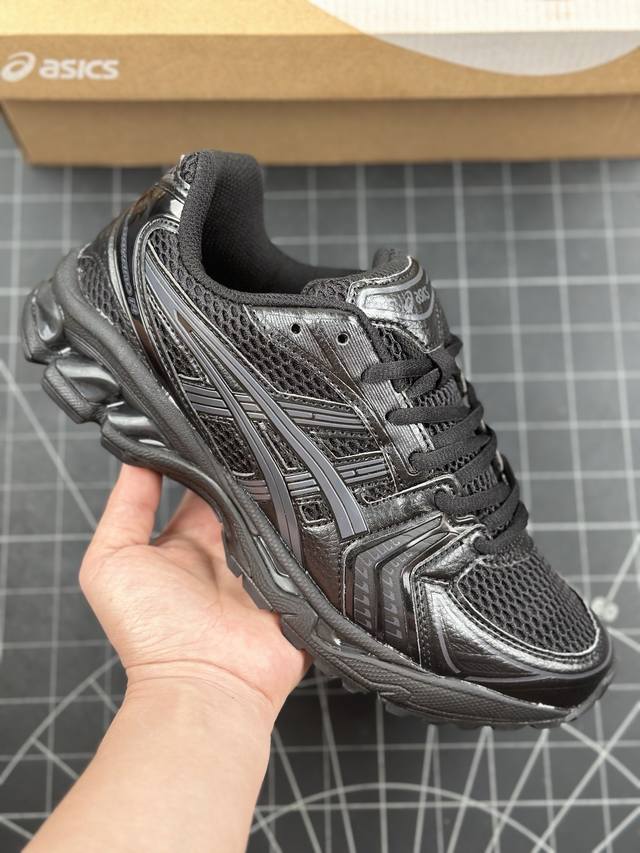 本地 核心私 亚瑟士 Asics Gel Kayano 14 系列轻量缓震休闲运动跑步鞋 采用环保太空合成革配合透气网眼布鞋面材质 中底3D可视gel缓震胶效果