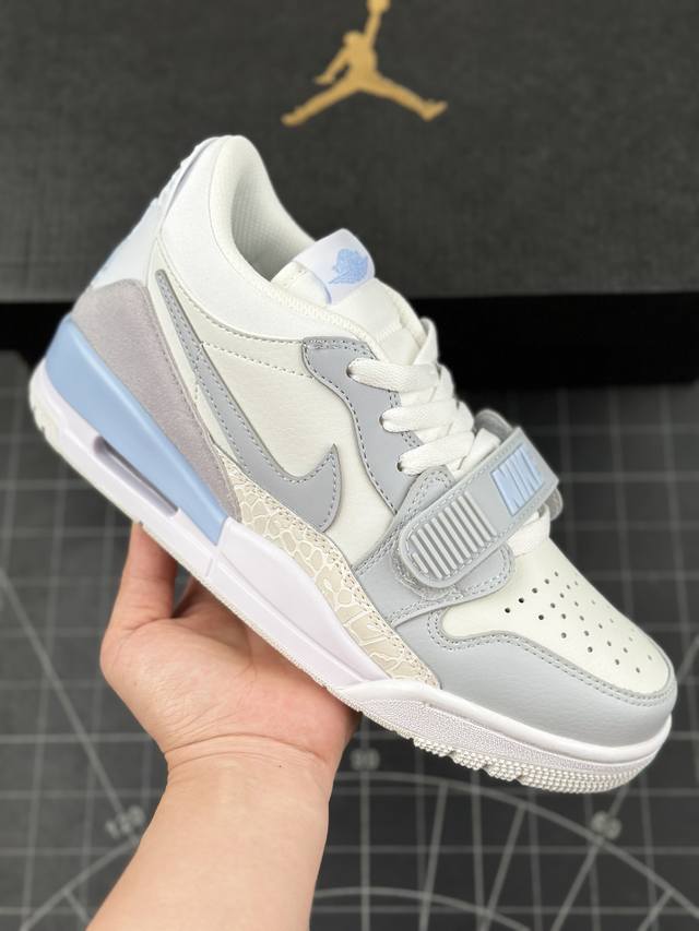 本地 核心私 air Jordan Legacy 312 Low Glacier Blue 低帮 海盐蓝 Aj312 乔丹312代 乔丹篮球鞋系列 号称 “最强