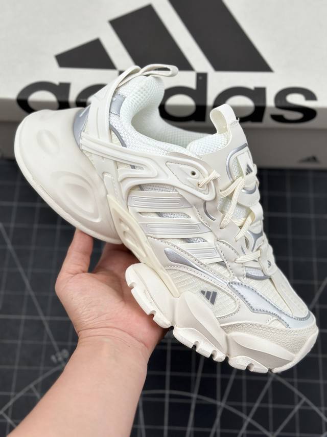 本地 核心私 阿迪 巴黎世家3Xl 平替来了！阿迪达斯adidas Xlg Runner Deluxe 跑步者豪华版系列低帮厚底增高老爹风复古缓震休闲运动慢跑鞋