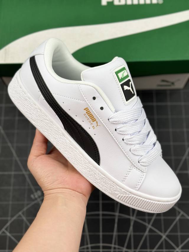 本地 核心私 彪马puma Suede Xl 低帮复古轻便透气防滑减震休闲鞋 厚底增高运动板鞋 简约大方的造型设计，给人以随性休闲的时尚格调，穿着舒适轻便，运动