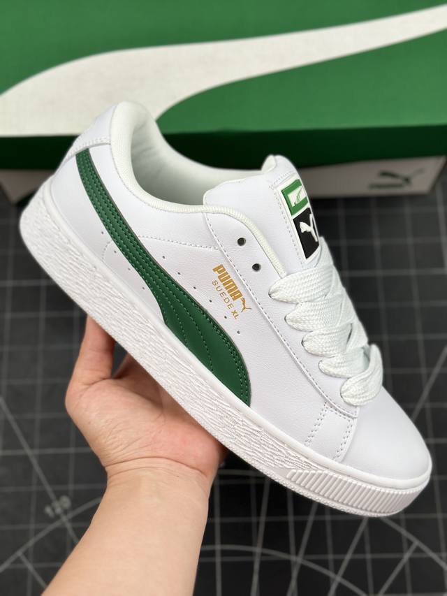 本地 核心私 彪马puma Suede Xl 低帮复古轻便透气防滑减震休闲鞋 厚底增高运动板鞋 简约大方的造型设计，给人以随性休闲的时尚格调，穿着舒适轻便，运动