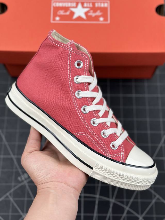 本地 核心私 converse All Star 高帮男女鞋厚底增高 一星匡威全明星复古 休闲运动硫化百搭板鞋 经典帆布鞋学院风学生鞋 这个系列是匡威最古老的系