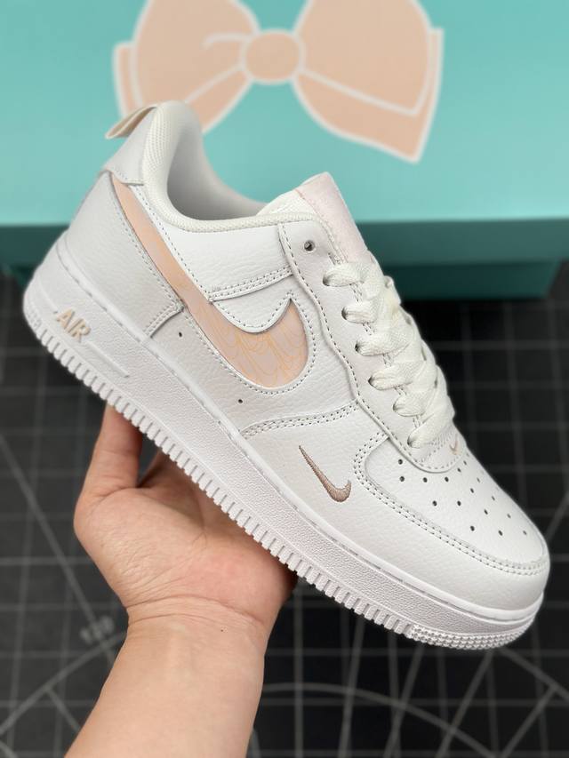 本地 核心私 nk Air Force 1'07 Low Cinnamon Powder 夏日小清新系列 肉桂粉 空军一号低帮休闲运动板鞋 #3M反光logo