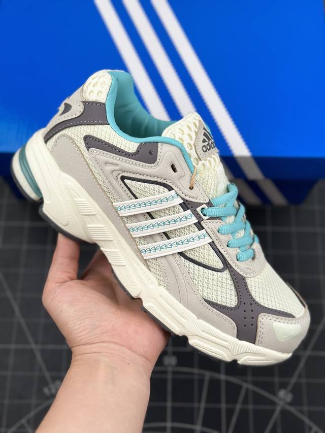 本地 核心私 致敬千禧年，阿迪达斯adidas Originals Response Cl Ivory Easy Mint 响应cl系列老爹风复古透气缓震休闲运