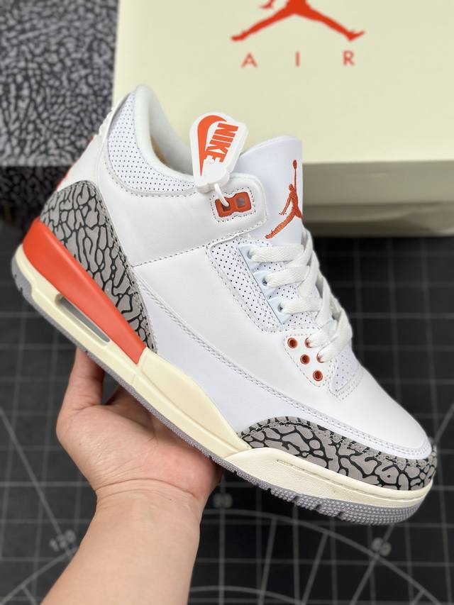 本地 核心私 耐克nike Wmns Air Jordan 3 Retro Georgia Peach Cosmic Clay 迈克尔 乔丹aj3代中帮复古休闲