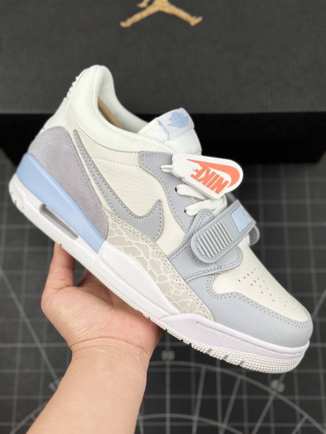 本地 核心私 air Jordan Legacy 312 Low Glacier Blue 低帮 海盐蓝 Aj312 乔丹312代 乔丹篮球鞋系列 号称 “最强