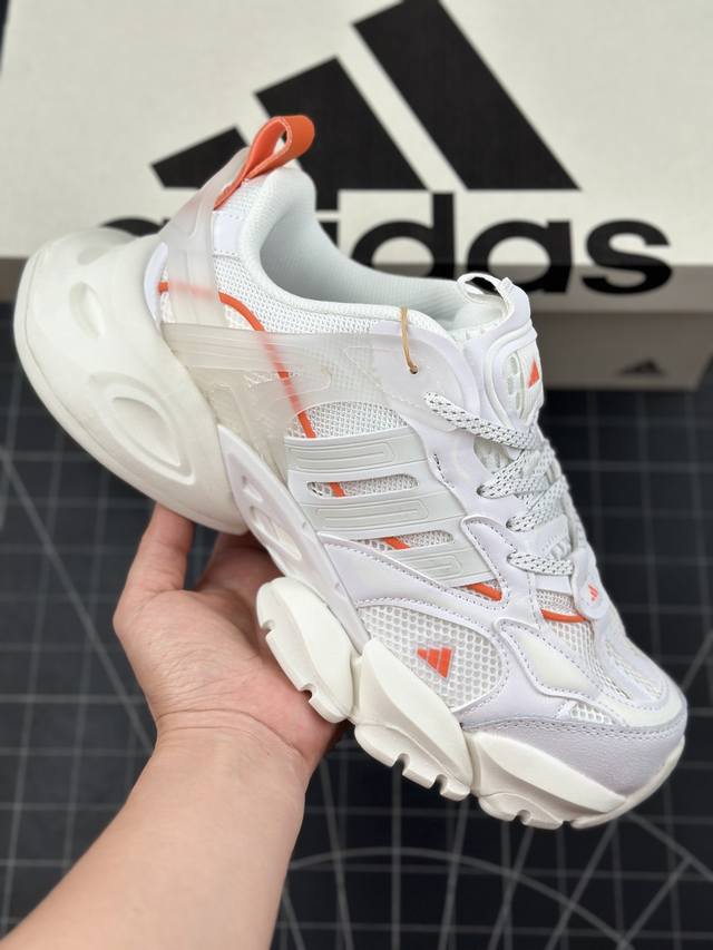 本地 核心私 阿迪 巴黎世家3Xl 平替来了！阿迪达斯adidas Xlg Runner Deluxe 跑步者豪华版系列低帮厚底增高老爹风复古缓震休闲运动慢跑鞋