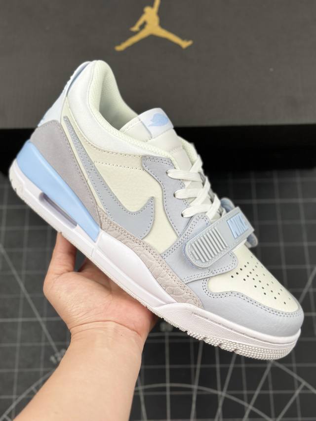 本地 核心私 air Jordan Legacy 312 Low Glacier Blue 低帮 海盐蓝 Aj312 乔丹312代 乔丹篮球鞋系列 号称 “最强