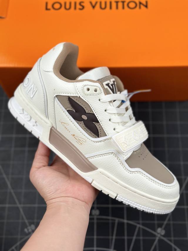 本地 核心私 tyler X Louis Vuitton 路易威登 Lv Trainer Sneaker 联名款 低帮休闲板鞋 完美楦型 正确卡色 大底tpu