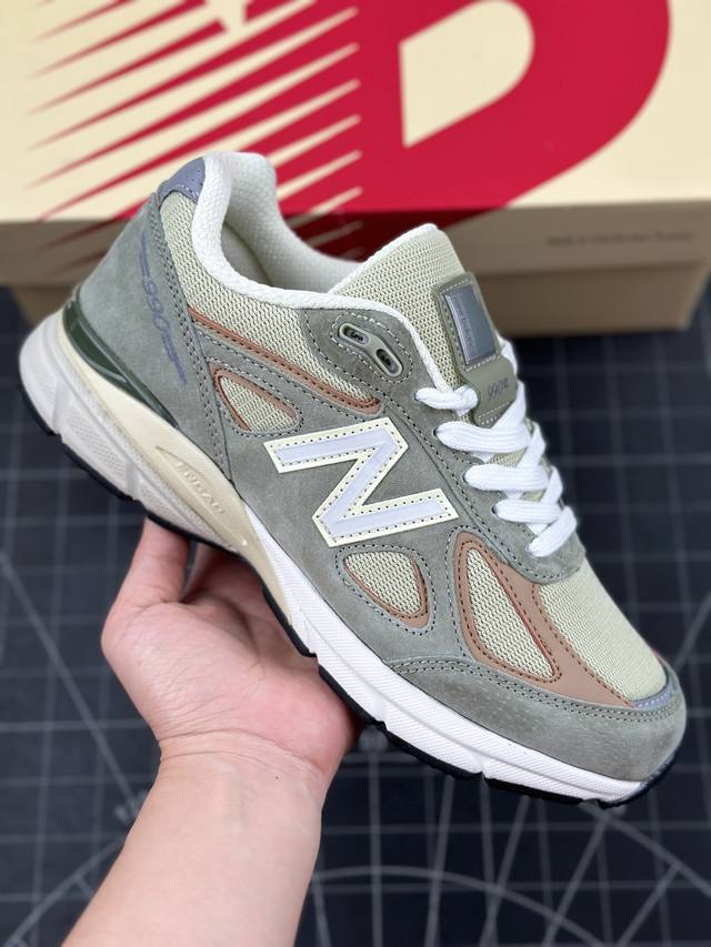 本地 核心私 公司级新百伦 New Balance U990美产血统复古运动跑步鞋“自1982年问世的元祖级“老爹鞋”990系列 采用台产猪巴革及透气网眼材质