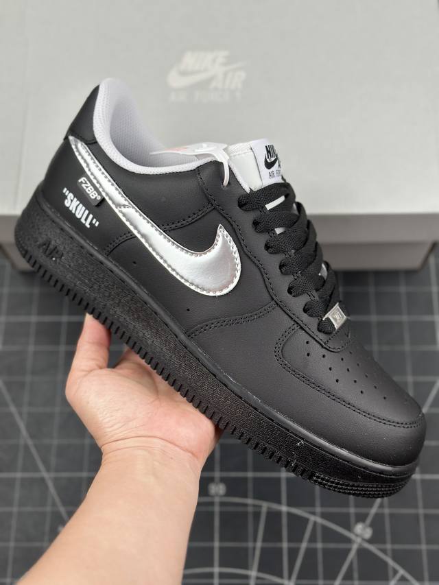 本地 核心私 耐克 Nike Air Force 1 黑银 空军一号低帮休闲运动板鞋 官方同步 原装级别 原楦头原纸板 打造纯正空军版型#专注外贸渠道 全掌内置