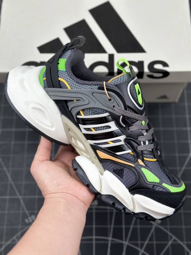 本地 核心私 公司级阿迪 巴黎世家3Xl 平替来了！阿迪达斯adidas Xlg Runner Deluxe 跑步者豪华版系列低帮厚底增高老爹风复古缓震休闲运动