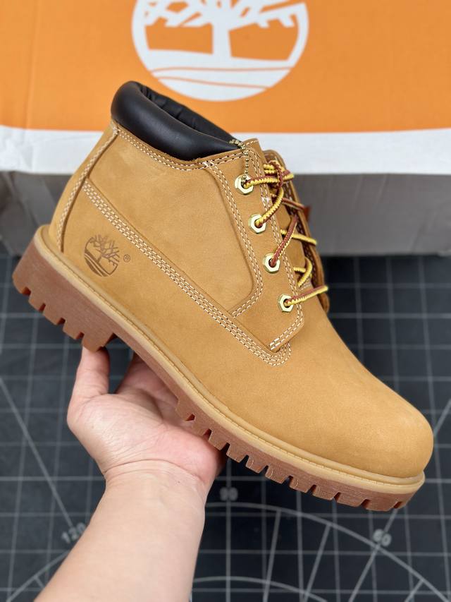 本地 核心私 全球领先户外品牌 添柏岚／天伯伦timberland Fatigue Chukka Nubuck Boots经典户外短筒百搭工装马丁靴“麦黄黑”