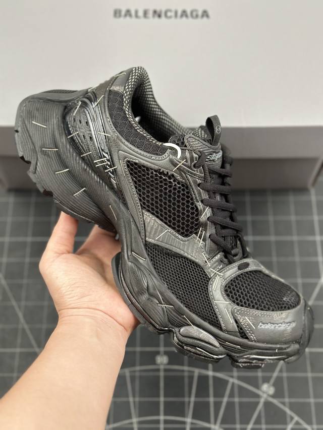 本地 核心私 Xa版 法国高端奢侈品牌-巴黎世家balenciaga Stapler Low Sneakers 订书机系列14代低帮复古阔型底姥爹风增高潮流百搭