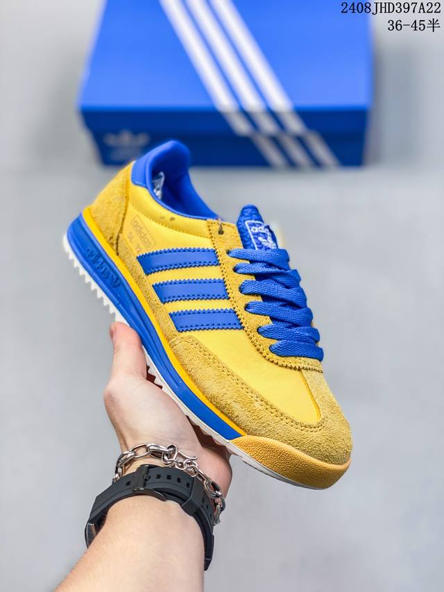 真标adidas Handball Spezial 阿迪达斯经典款 复古休闲板鞋 全鞋漆皮鞋头 织布鞋面 牛筋耐磨大底 官方货号:Jp5669 尺码:36 36