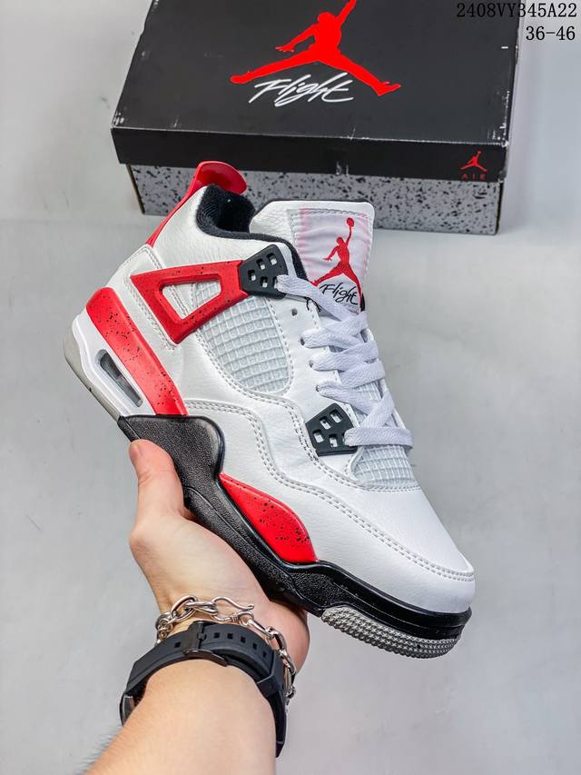 36-46开学季福利特价 air Jordan 4 Reteo Aj4乔4低帮实战运动篮球鞋 08Vy345A22