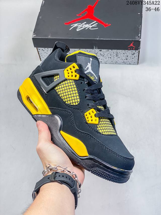 36-46开学季福利特价 air Jordan 4 Reteo Aj4乔4低帮实战运动篮球鞋 08Vy345A22