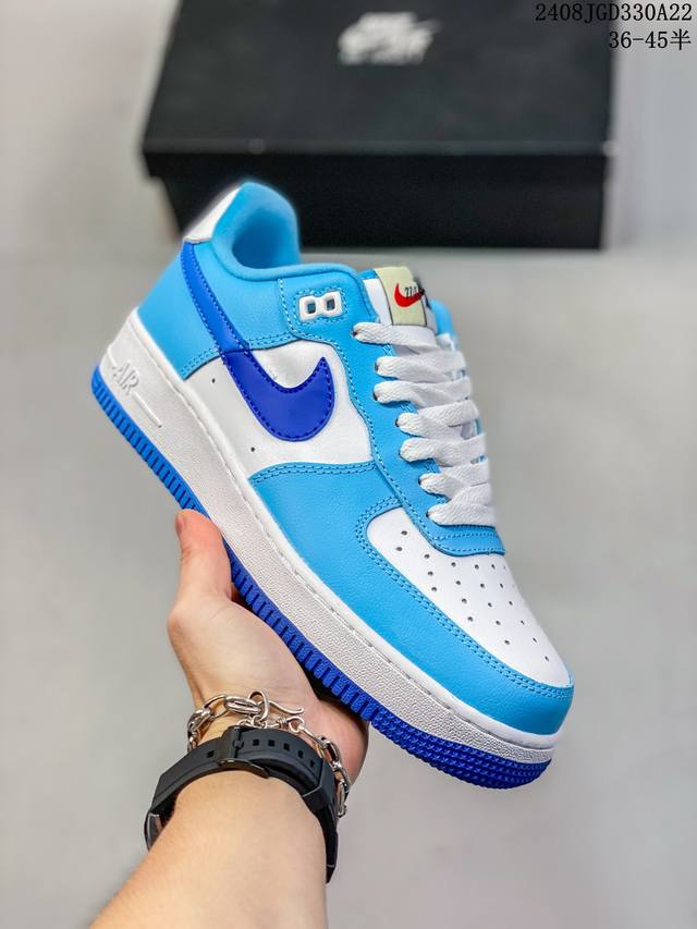 公司级 Af1耐克 Nike Air Force 1 ‘07 Low 空军一号 厚底增高百搭运动板鞋 原楦头原纸板 打造纯正空军版型，专注外贸渠道 全掌内置蜂窝