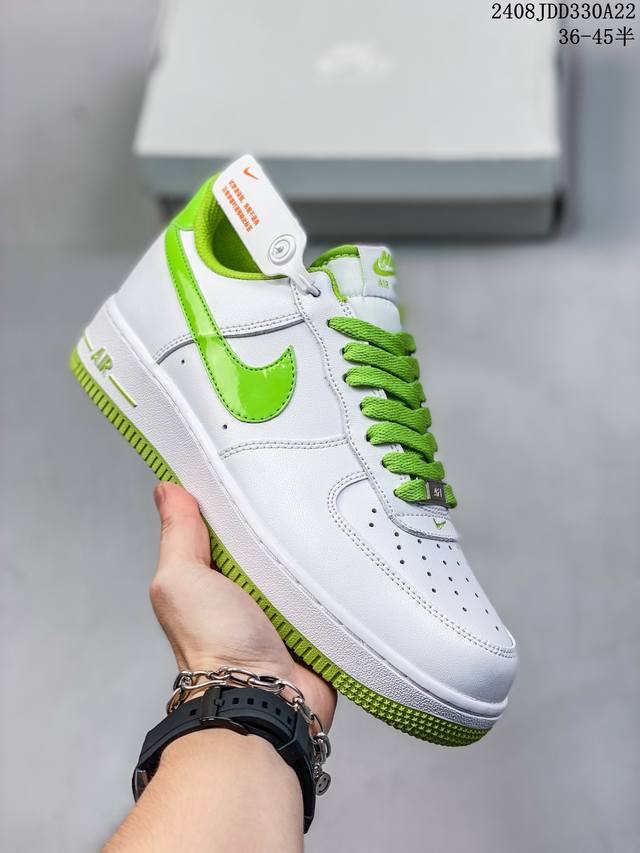 公司级 Af1耐克 Nike Air Force 1 ‘07 Low 空军一号 厚底增高百搭运动板鞋 原楦头原纸板 打造纯正空军版型，专注外贸渠道 全掌内置蜂窝