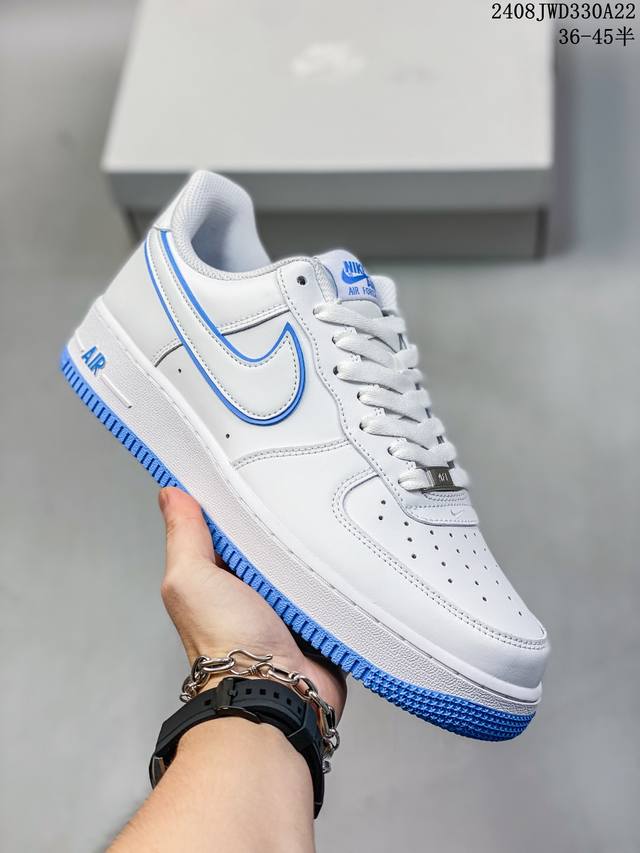 公司级 Af1耐克 Nike Air Force 1 ‘07 Low 空军一号 厚底增高百搭运动板鞋 原楦头原纸板 打造纯正空军版型，专注外贸渠道 全掌内置蜂窝