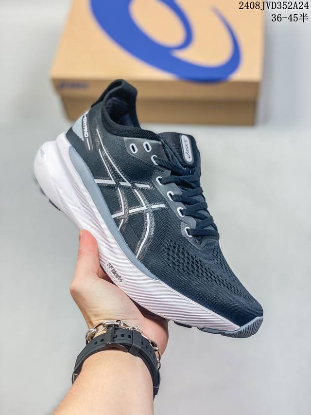 公司级瑟亚士asics Gel-Kayano 31 Platinum 亚卡诺31低代帮专业有氧轻超量休闲动运全能慢鞋跑。标原半码制#全新原装数据开人发体工学体一