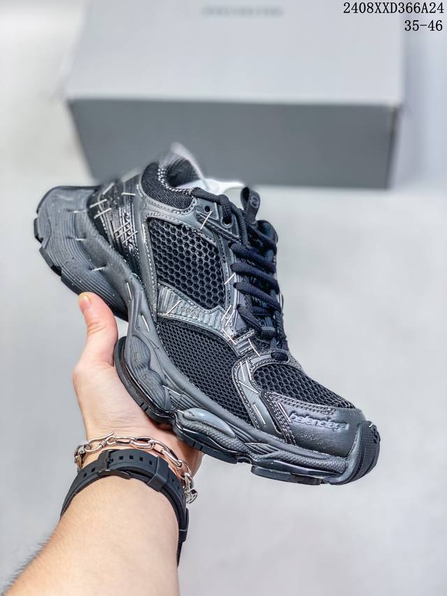 巴黎世家balenciaga Stapler Low Sneakers 订书机系列14代低帮复古阔型底姥爹风增高潮流百搭休闲慢跑鞋 balenciaga全新球鞋