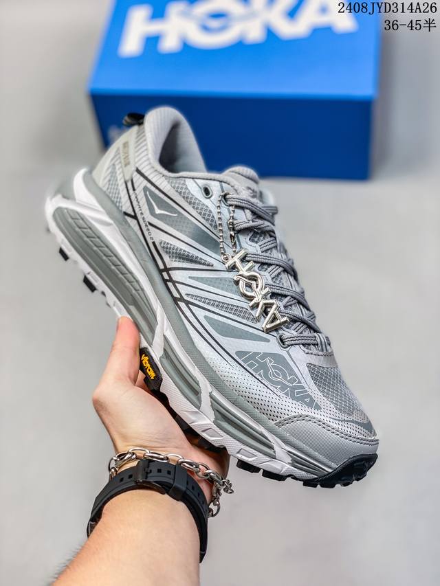 Hoka One One Mafate Speed 2 低帮专业越野跑步鞋 实拍首发 相较于前几代mafate包裹感更好 跟speedgoat 快速羚羊 系列比