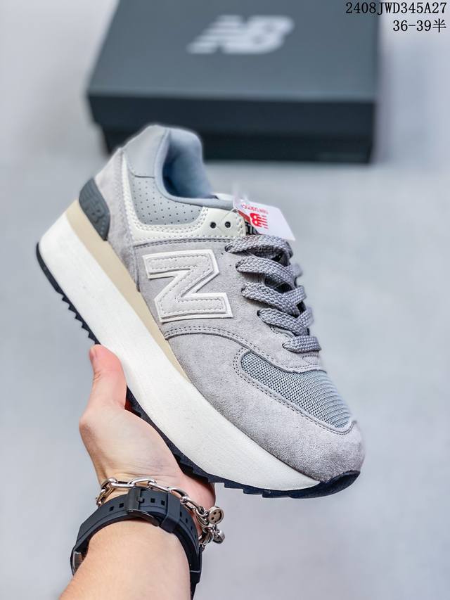 New Balance Nb官方24年新款女百搭舒适运动厚底增高鞋wl574Zqa 尺码：36-39半 编码：08Jwd345A27