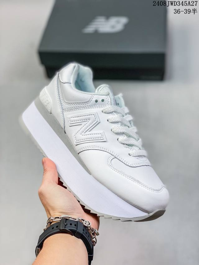 New Balance Nb官方24年新款女百搭舒适运动厚底增高鞋wl574Zqa 尺码：36-39半 编码：08Jwd345A27