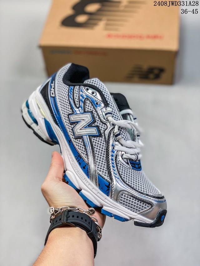 New Balance Mr740 Nb新百伦系列复古老爹风慢跑鞋！ 采用轻质牛剖革拼接透气网眼衬垫织物鞋面材质 T-Beam大底提供足步弓支撑 保持步态稳定#