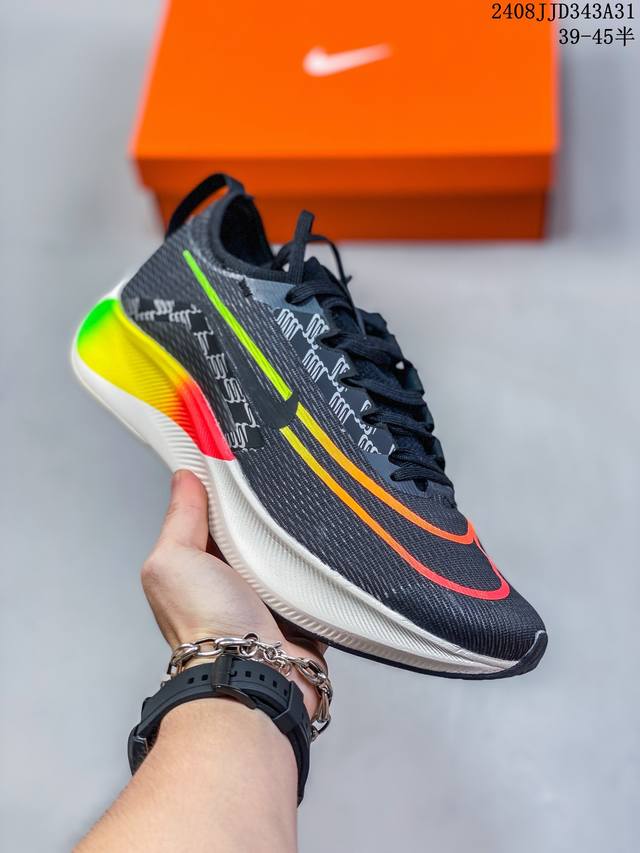 Nike耐克zoom Fly 4碳板缓震马拉松运动休闲透气跑步鞋 尺码：39-45半 08Jjd343A31