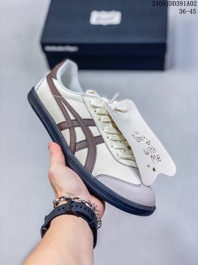 Asics 亚瑟士 男女鞋真标半码制 日产经典老牌-鬼塚虎 Onitsuka Tiger Mexico 66经典墨西哥系列复古经典百搭板鞋休闲运动鞋慢跑鞋。采用