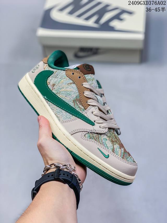 海外爆款限量发售！公司级 Travis Scott X Fragment Design X Jordan Air Jordan 1 Low Og Sp 冠希联名