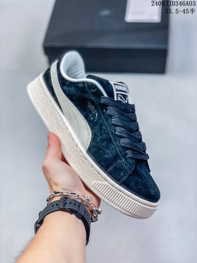 Puma Suede Xl复古单品 彪马 防滑耐磨低帮德训板鞋 货号: 395205 02 尺码: 35 36 37 37.5 38 38.5 39 40 40