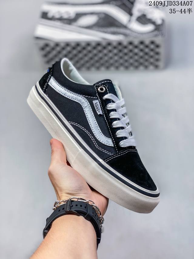 Palace X Vans Old Skool 休闲时尚 低帮 板鞋 男女同款 黑色 货号:Vnoa5Krxba2 尺码:35 36 37 38 38.5 39