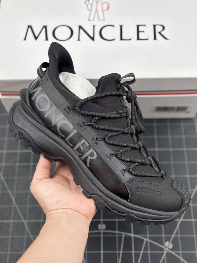 核心私 Ok版 Moncler Trailgrip Gore-Tex 蒙口越野旅行系列低帮厚底轻量户外登山运动鞋 盟可睐moncler Trailgrip鞋履新