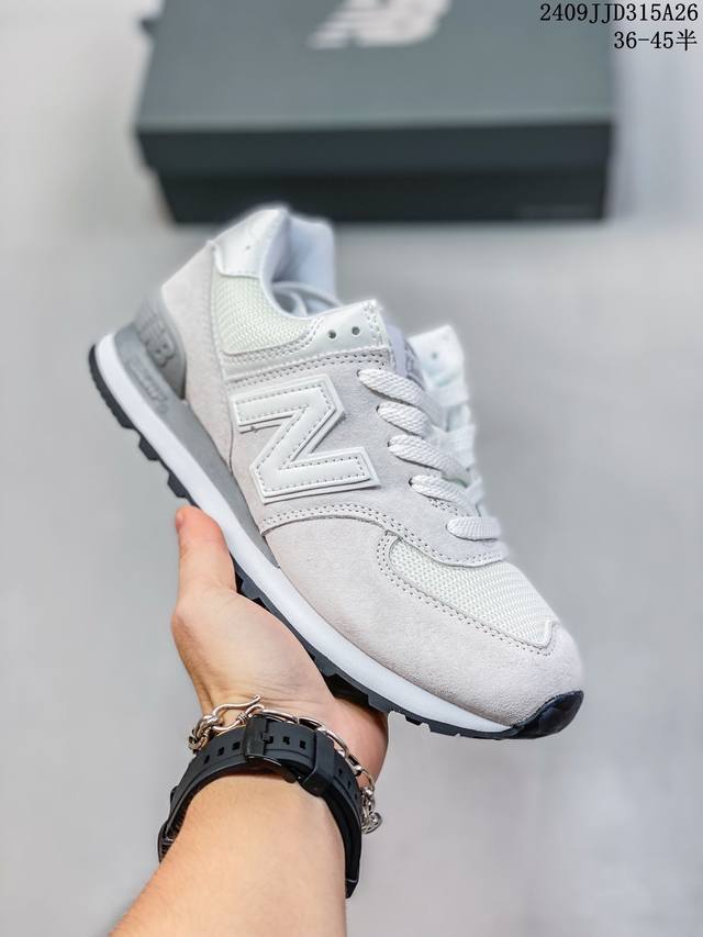 Nb新百伦new Balance U574 低帮复古休闲运动慢跑鞋 公司级版本 采用猪巴革组合网织物鞋面材质 全新4层组合独立私模大底 全新574升级版来啦 官