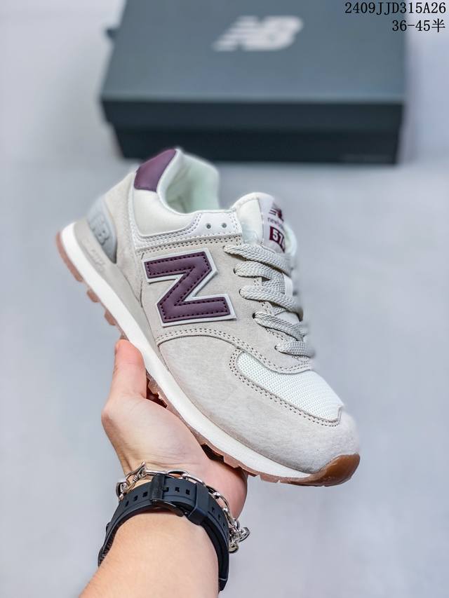 Nb新百伦new Balance U574 低帮复古休闲运动慢跑鞋 公司级版本 采用猪巴革组合网织物鞋面材质 全新4层组合独立私模大底 全新574升级版来啦 官