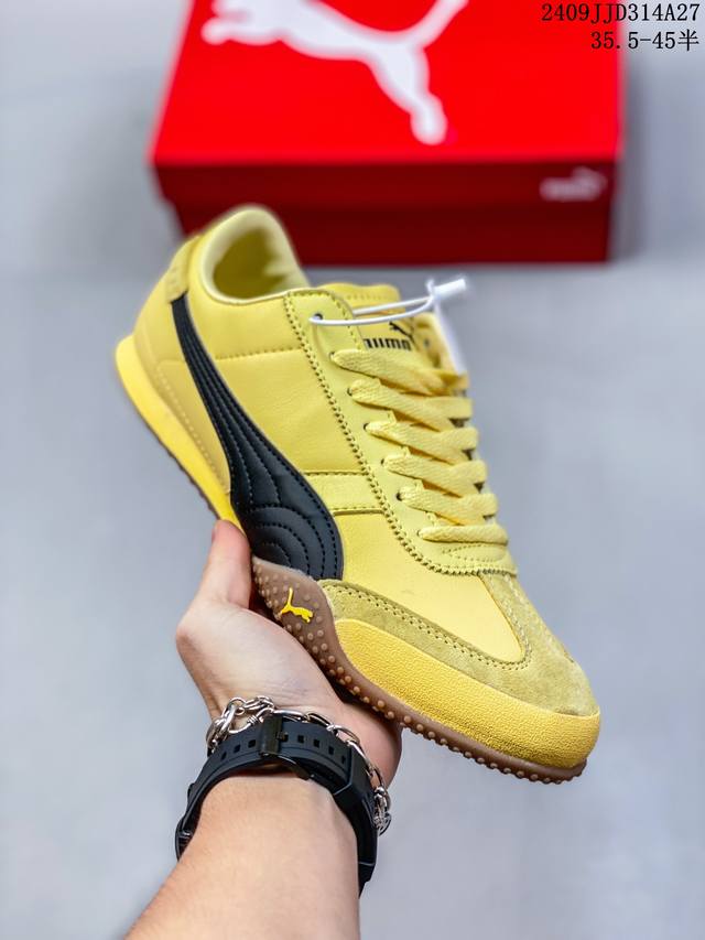 Puma Bella Ut Leather 彪马复古休闲跑步鞋 牛皮材质 真标带半码 尺码：35～45 带半码 编号：09Jjd314A27