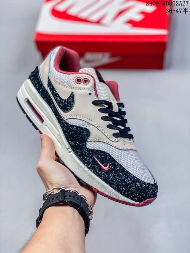 Nike 耐克air Max 1 Prm 男女同款休闲运动鞋fd5743-200 尺码：36-47半 09Jwd302A27