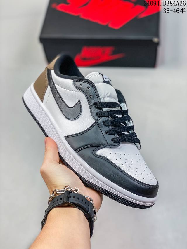 真标半码 耐克nike Air Jordan 1 Low Aj1乔丹一代低帮经典复古文化休闲运动篮球鞋 09Jjd384A26