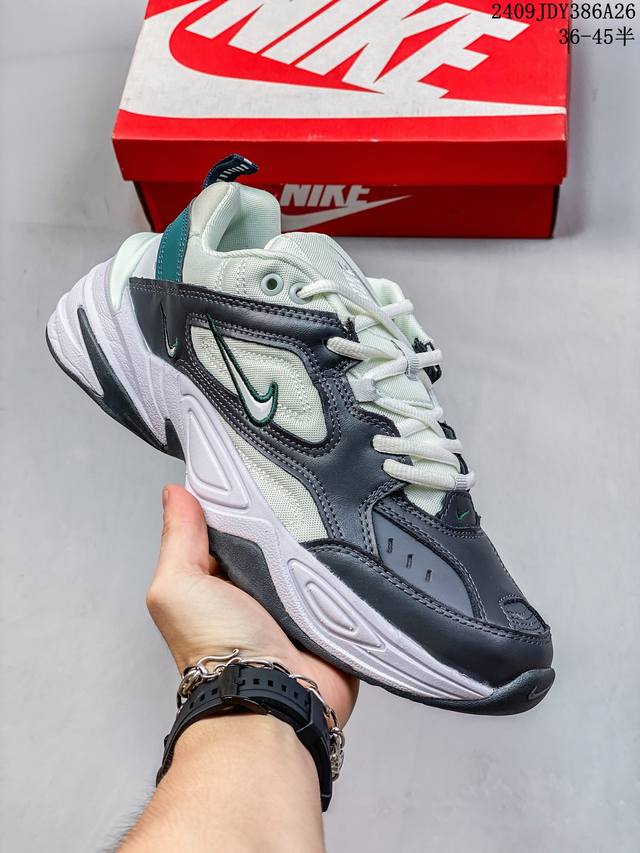 真标nike M2K Tekno耐克复古潮流百搭休闲运动旅游老爹鞋 货号:Ao3108-005 尺码:36 36.5 37.5 38 38.5 39 40 40