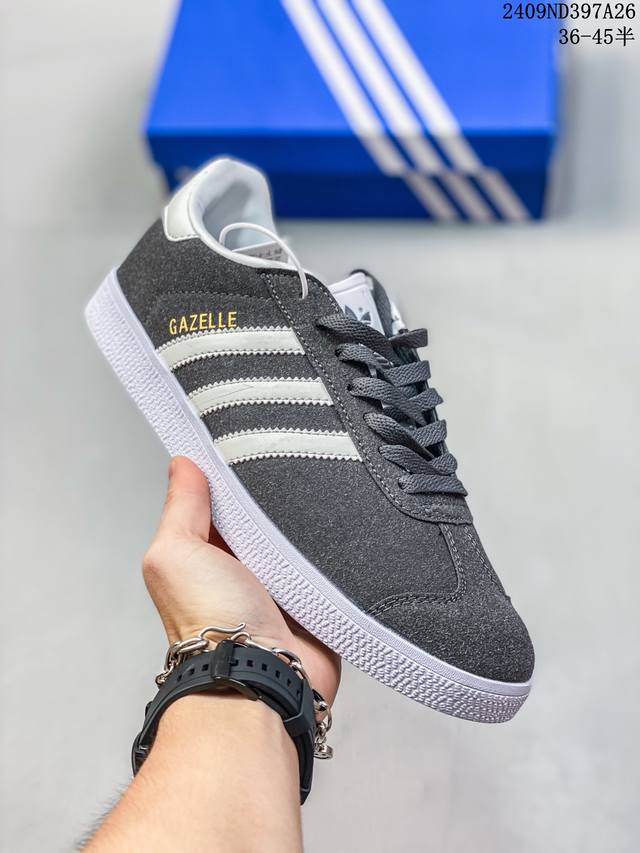 Adidas 阿迪达斯三叶草gazelle低帮防滑复古男女休闲运动鞋bb54 尺码：36-45半 编码：09Nd397A26