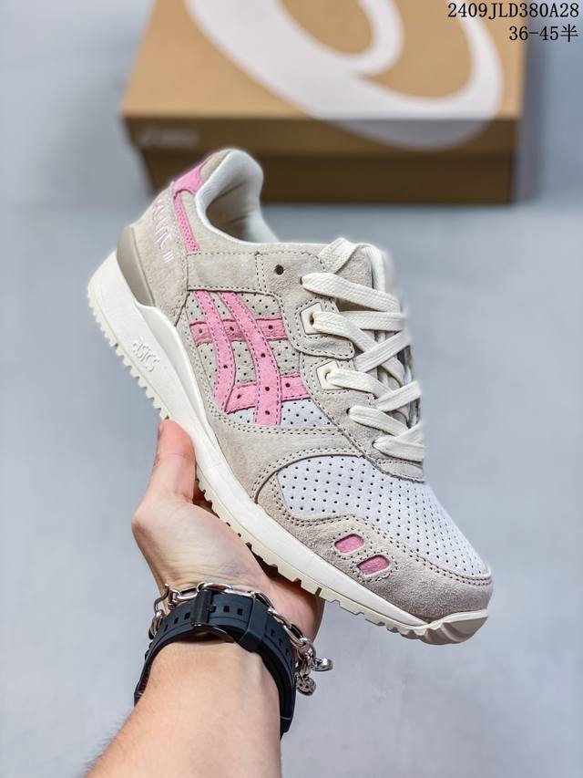 真标带半码亚瑟士 Asics Gel Lyte Iii Og 1A164-300 复古休闲鞋 慢跑鞋 尺码：36-45半 编码：09Jld380A28