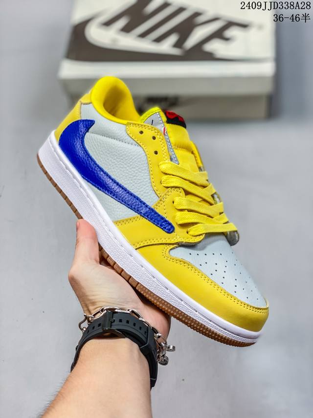 真标 耐克 Nike Air Jordan 1 Low Og Sp Military Blue Aj1乔1 倒勾 低帮篮球鞋 Aj1 乔丹1代 Aj1 乔1 反