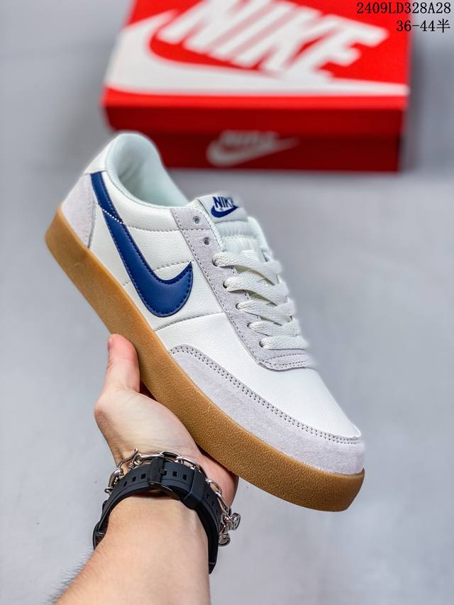 真标耐克nike Killshot 2 复古舒适 防滑轻便 低帮 板鞋 货号:432997-128 尺码:36-44半 编码：09Ld328A28