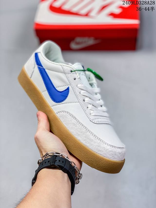 真标耐克nike Killshot 2 复古舒适 防滑轻便 低帮 板鞋 货号:432997-128 尺码:36-44半 编码：09Ld328A28