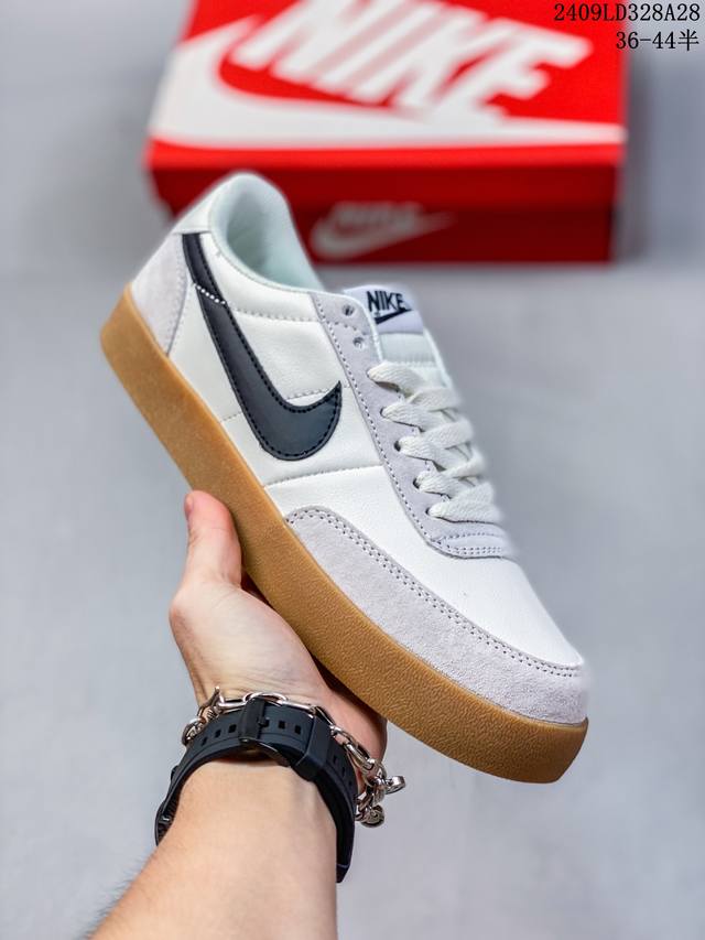 真标耐克nike Killshot 2 复古舒适 防滑轻便 低帮 板鞋 货号:432997-128 尺码:36-44半 编码：09Ld328A28