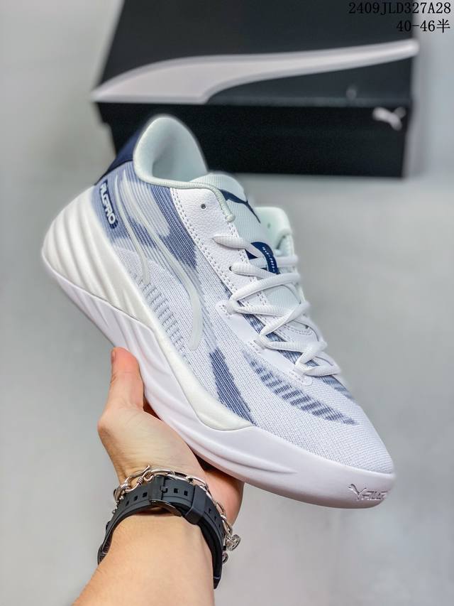 新款彪马 Puma Aii-Pro Nitro 篮球鞋低帮 网面透气 舒适脚感 避震实战篮球鞋 尺码：40-46半 编码：09Jld327A28