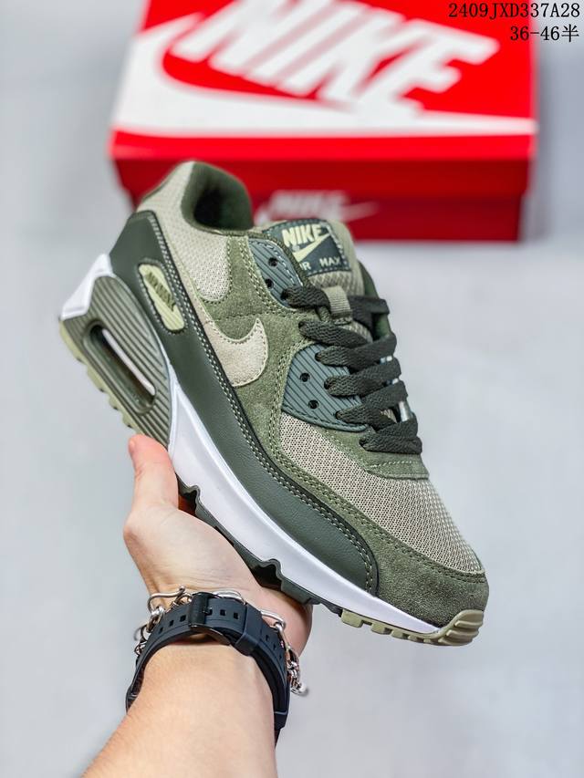 公司级nike Air Max 90初代系列低帮复古气垫百搭休闲运动慢跑鞋 货号:Fb9658-002 尺码:36 36.5 37.5 38 38.5 39 4